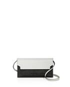 Marni Color Block Leather Wallet On Chain Crossbody