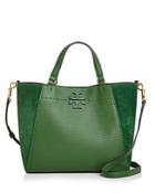 Tory Burch Mcgraw Leather & Suede Tote