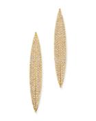 Madhuri Parson 14k Yellow Gold Diamond Essentials Leaf Drop Earrings