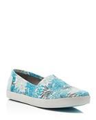 Toms Women's Avalon Floral Slip On Sneakers