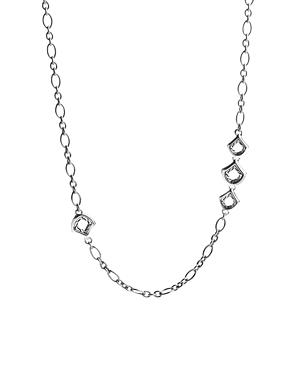 John Hardy Naga Sterling Silver Figaro Chain Necklace With Figurative Clasp, 36