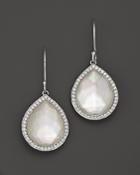 Ippolita Sterling Silver Stella Earrings In Mother-of-pearl With Diamonds