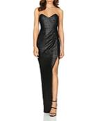 Nookie Adele Strapless Sequined Gown