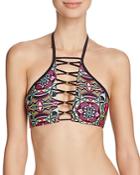 Pilyq Mandala High Neck Bikini Top