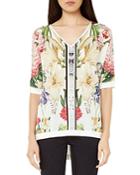Ted Baker Saidy Encyclopaedia Floral Top
