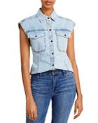 Frame Cotton Cutaway Arie Top