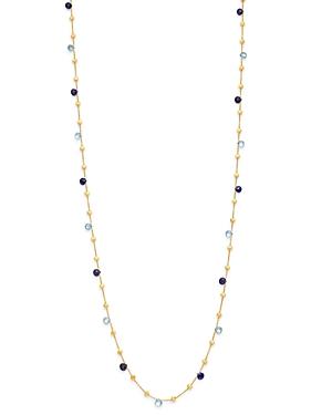 Marco Bicego 18k Yellow Gold Paradise Iolite & Blue Topaz Long Single-strand Necklace, 36 - 100% Exclusive