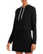 Monrow Double Layer Hoodie Dress