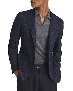 Reiss Night Textured Check Slim Fit Blazer
