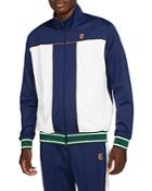 Nike Nikecourt Color Blocked Loose Fit Full Zip Tennis Track Jacket