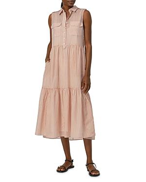 Equipment Allix Sleeveless Midi Shirt Dress