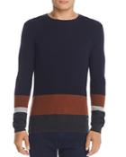 Boss Nemon Color-block Crewneck Sweater