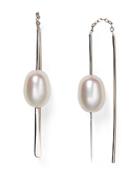 Sterling Silver And Cultured Freshwater Pearl Threader Earrings, 9mm - 100% Exclusive