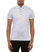 Ted Baker Rovein Printed Nep Regular Fit Polo