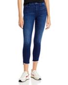 Mother The Stunner Ankle Step Fray Jeans In Cross Your Fingers