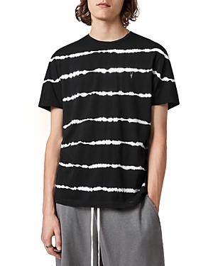 Allsaints Vagos Cotton Tie Dyed Stripe Tee