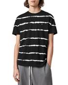 Allsaints Vagos Cotton Tie Dyed Stripe Tee
