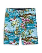 Tommy Bahama Baja Hula High Seas Tropical Print Regular Fit 9 Board Shorts