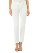 Liverpool Los Angeles Gia Glider Slim Fit Pull On Jeans In Bright White