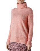 Whistles Ribbed Turtleneck Knit Sweater