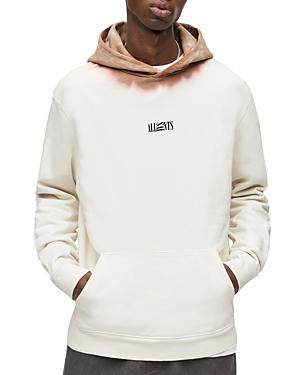 Allsaints Skar Relaxed Fit Pullover Ramskull Hoodie