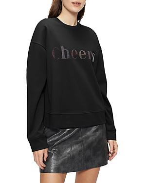 Ted Baker Zarah Cheers Graphic Sweatshirt