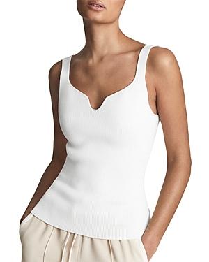 Reiss Daisy Sweetheart Sleeveless Top