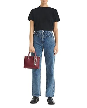 The Kooples Naomy Quilted Jeans In Blue