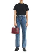 The Kooples Naomy Quilted Jeans In Blue