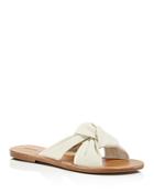 Soludos Leather Knotted Slide Sandals