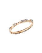 Bloomingdale's Diamond Dotted Stacking Ring In 14k Rose Gold, 0.15 Ct. T.w. - 100% Exclusive