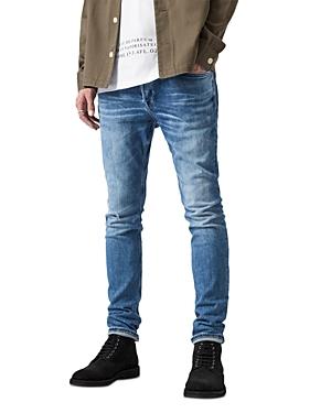 Allsaints Skinny Fit Jeans In Light Indigo