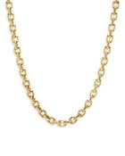David Yurman Deco Chain Link Necklace In 18k Yellow Gold, 24