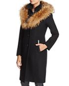 Mackage Mila Hooded Fur-trim Coat