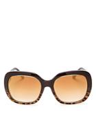 Roberto Cavalli Oversized Mirrored Square Sunglasses, 58mm