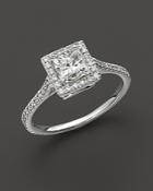 Diamond Engagement Ring 18 Kt. White Gold, 1.25 Ct. T.w.