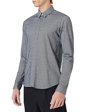 Emporio Armani Textured Long Sleeve Shirt