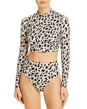 Vitamin A Remy Animal Print Rashguard
