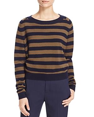Vince Regiment Stripe Cashmere Sweater