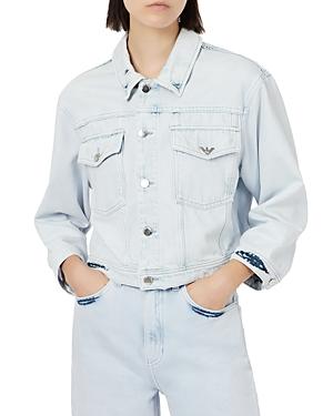 Emporio Armani Distressed Denim Jacket