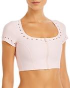 Gigi C Jennifer Cutout Swim Top