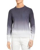 Theory Caleb Ombre Textured Sweater