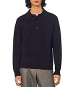 Sandro Long Sleeve Polo