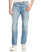 7 For All Mankind Straight Fit Jeans In Cowboy