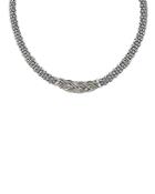 Lagos 18k Gold & Sterling Silver Torsade Rope Station Necklace, 16