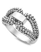 Lagos Sterling Silver Derby Caviar Ring