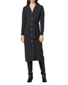 Sandro Cosy Belted Wool & Cashmere Midi Dress
