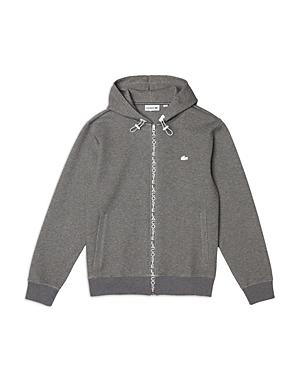 Lacoste Cotton Blend Logo Zip Classic Fit Hoodie
