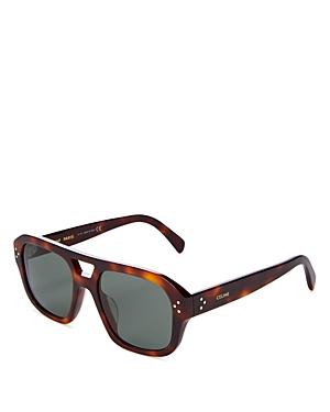 Celine Men's Brow Bar Square Sunglasses, 55mm