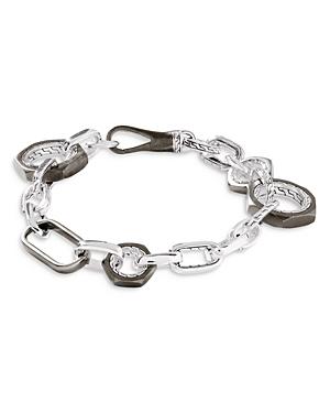 John Hardy Black Rhodium & Sterling Silver Classic Chain Link Bracelet